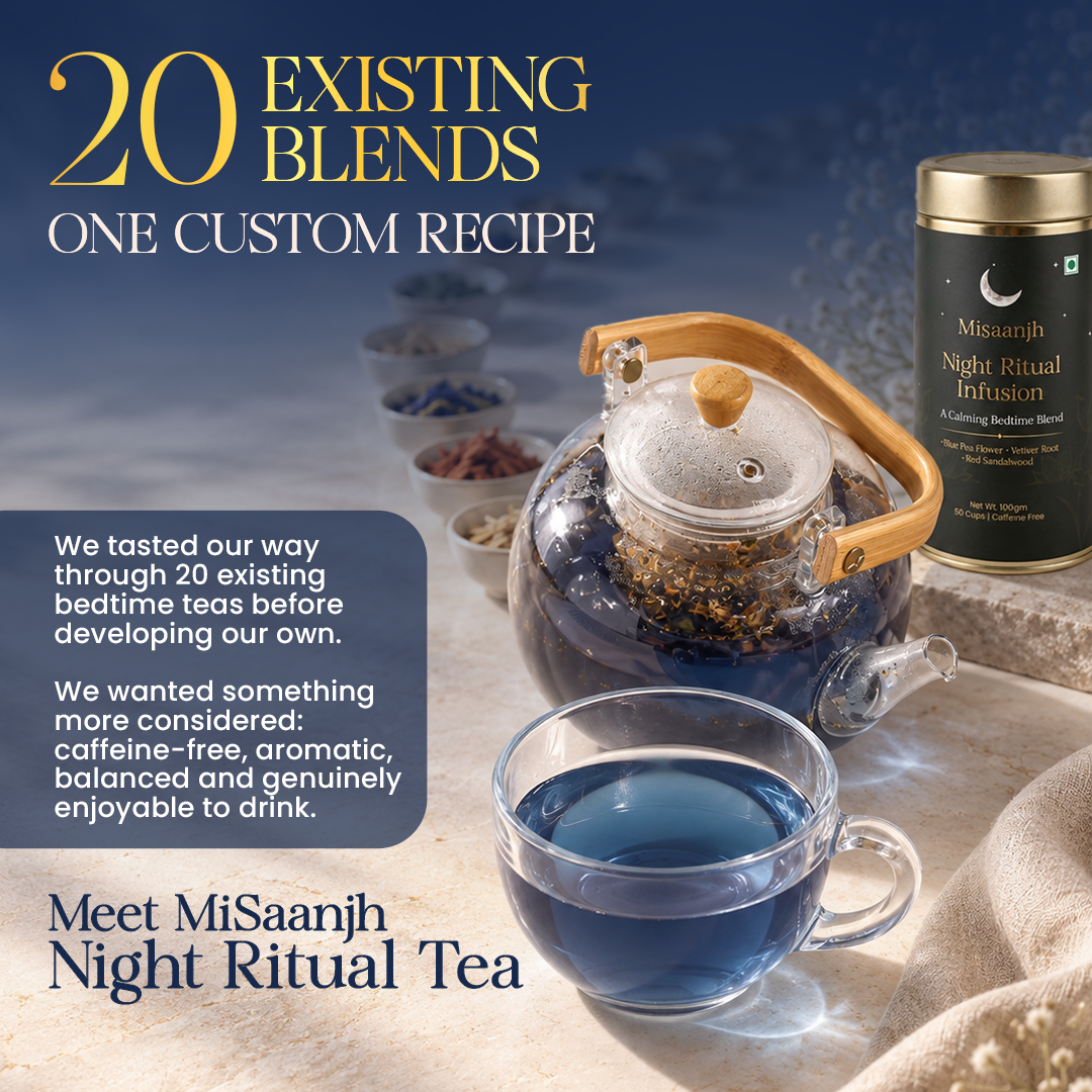 MiSaanjh custom blend blue tea 