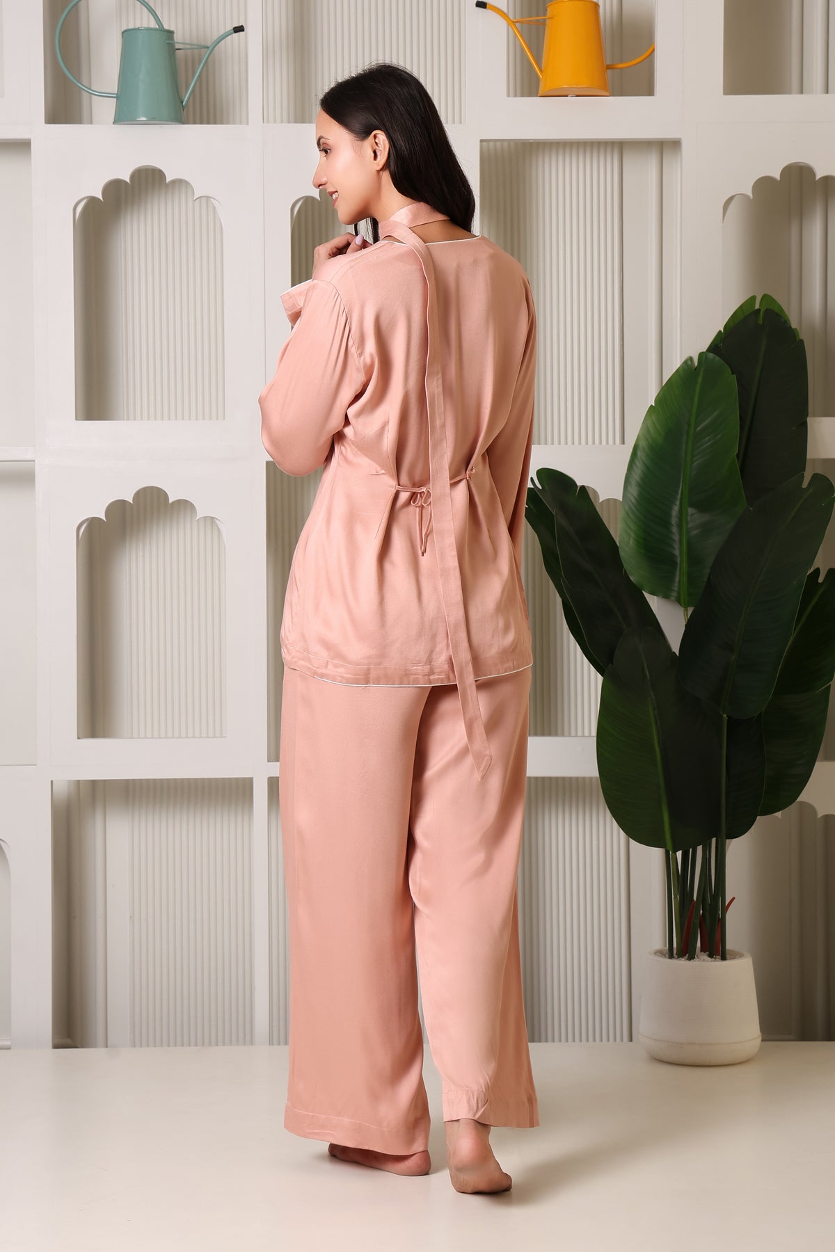MISaanjh loungeset in satin 